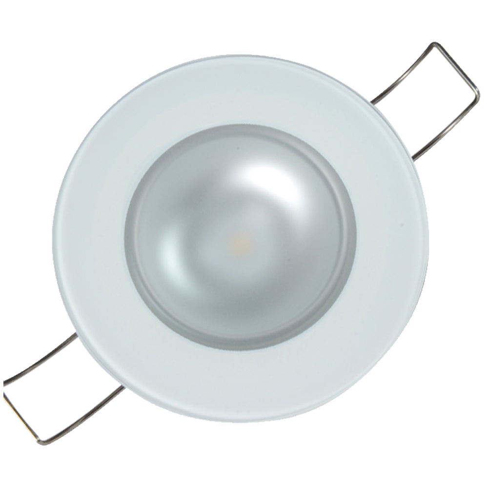 Lumitec Mirage Flush Mount Down Light Spectrum RGBW Glass Bezel 113197